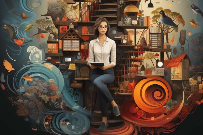 work life balance lady