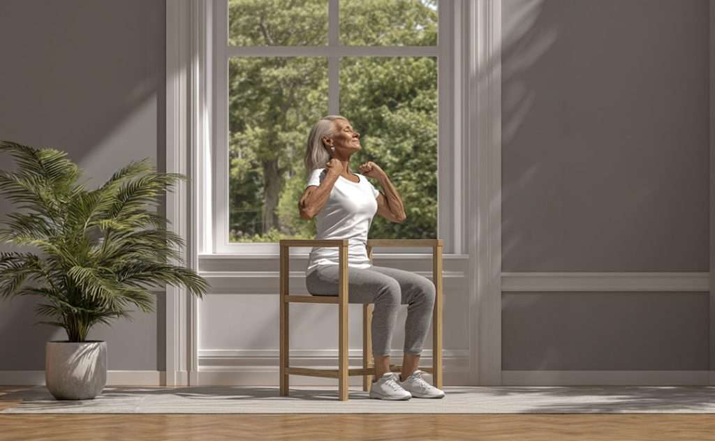 chair exercises for 50yrs plus