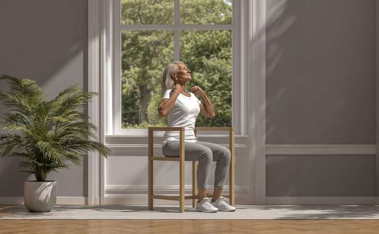 chair exercises for 50yrs plus
