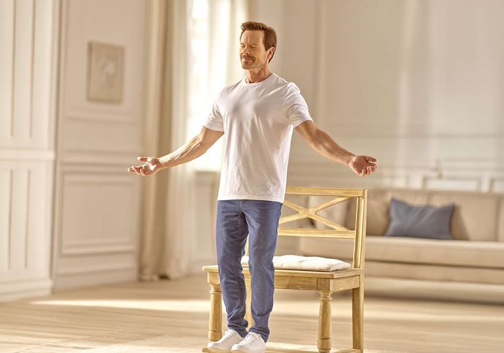 chair exercise chair squats