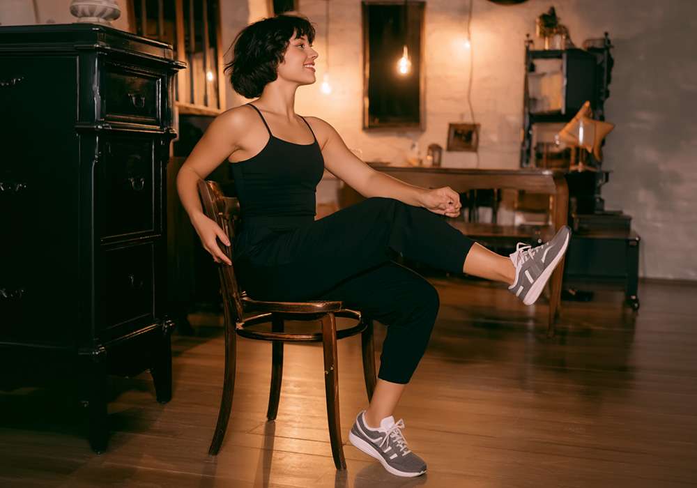 chair exercises marching